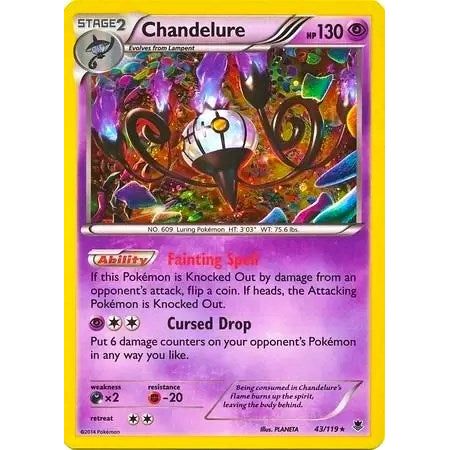 Image for Chandelure - 43/119 (Cosmos Holo) (043/119) (BLE) - Pokemon