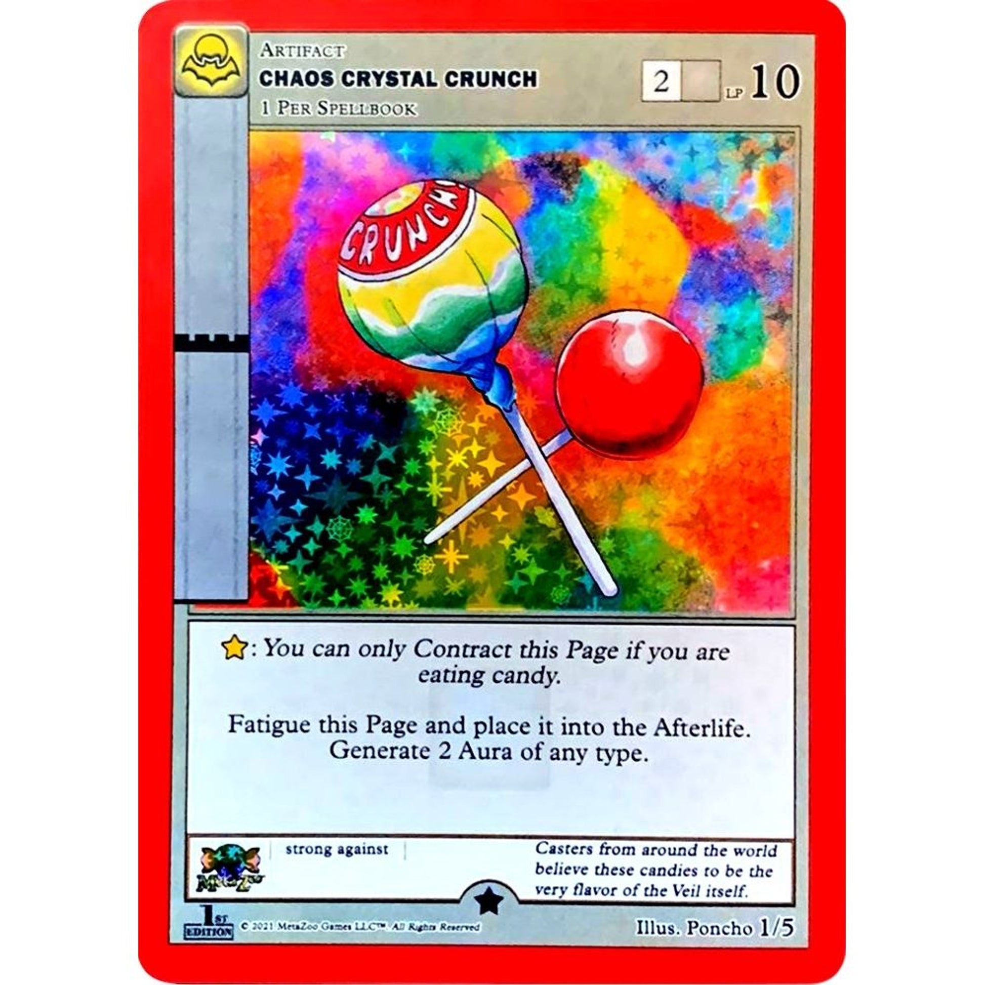 Image for Chaos Crystal Crunch (First Edition) (1/5) (HOLIP) - MetaZoo