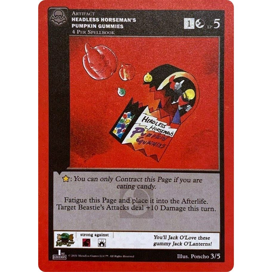 Image for Headless Horseman's Pumpkin Gummies (First Edition) (3/5) (HOLIP) - MetaZoo