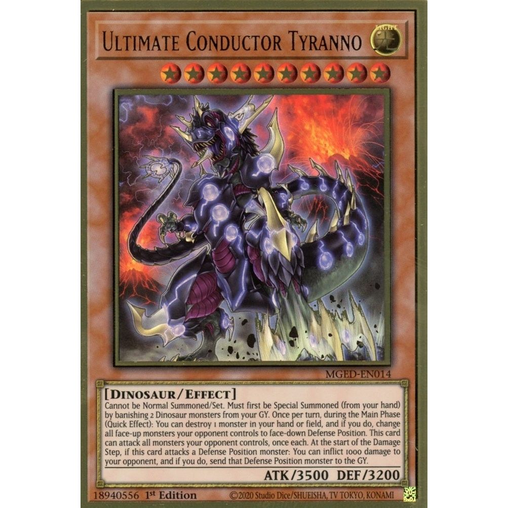 Image for Ultimate Conductor Tyranno (MGED-EN014) (MGED) - YuGiOh