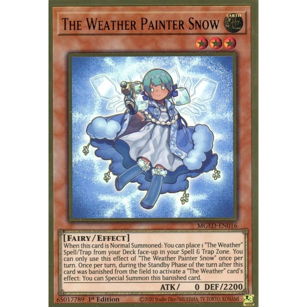 Image for The Weather Painter Snow (MGED-EN016) (MGED) - YuGiOh