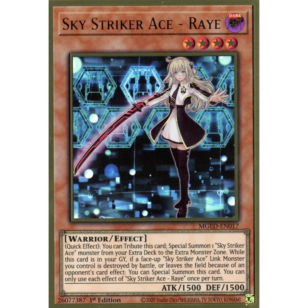 Image for Sky Striker Ace - Raye (MGED-EN017) (MGED) - YuGiOh