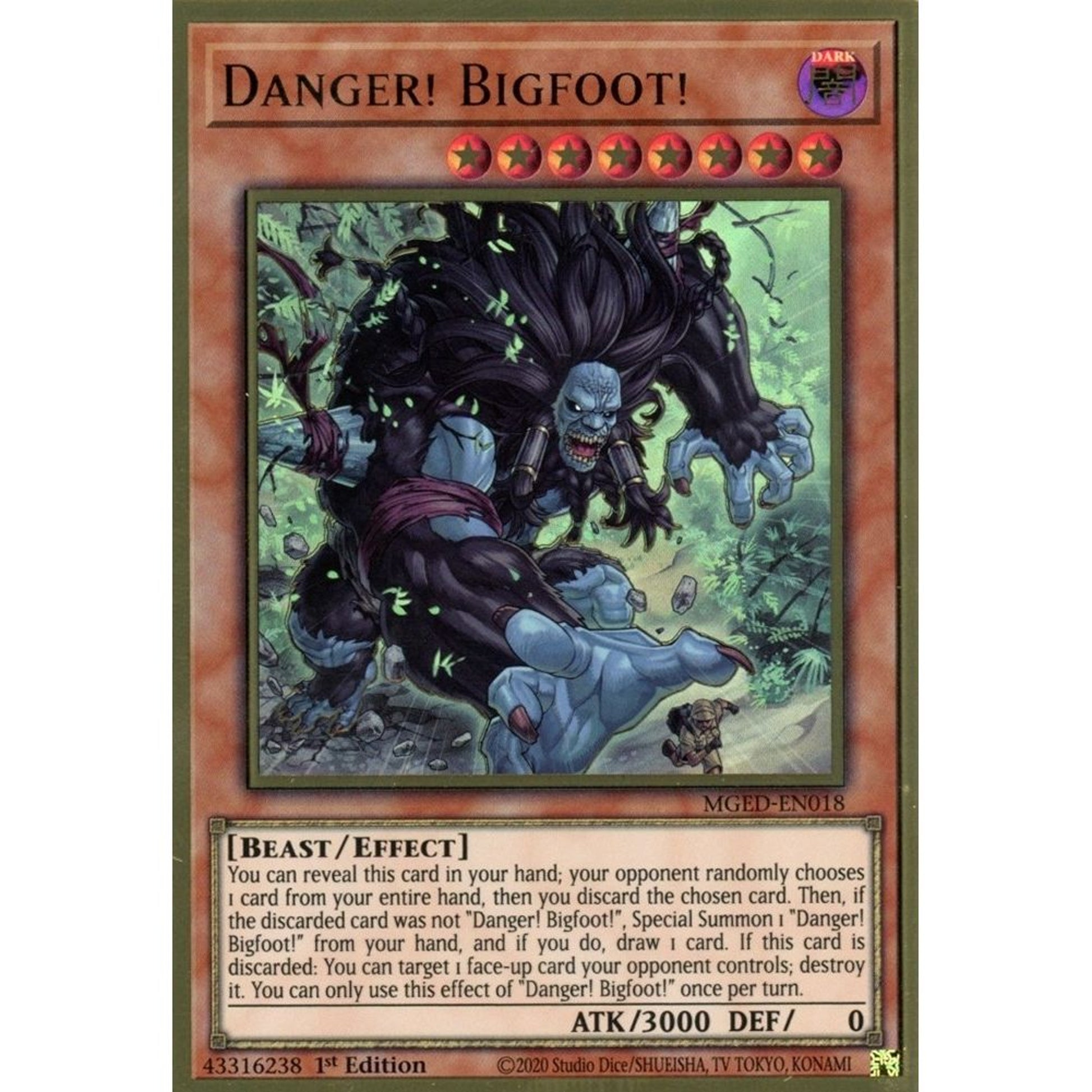 Image for Danger! Bigfoot! (MGED-EN018) (MGED) - YuGiOh