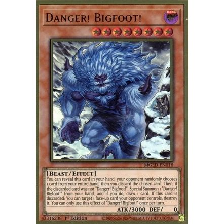 Image for Danger! Bigfoot! (Alternate Art) (MGED-EN018) (MGED) - YuGiOh