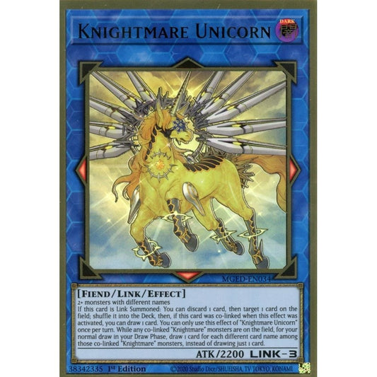 Image for Knightmare Unicorn (MGED-EN034) (MGED) - YuGiOh