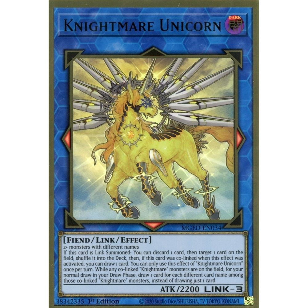 Image for Knightmare Unicorn (MGED-EN034) (MGED) - YuGiOh