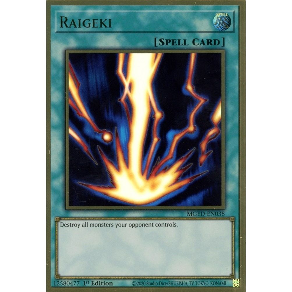 Image for Raigeki (MGED-EN038) (MGED) - YuGiOh