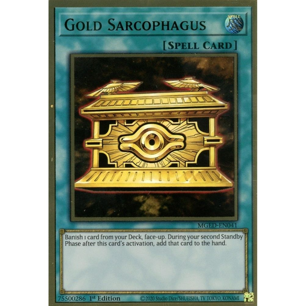 Image for Gold Sarcophagus (MGED-EN041) (MGED) - YuGiOh