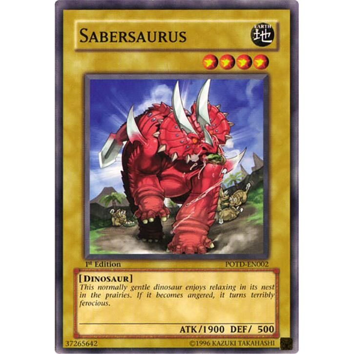 Image for Sabersaurus (POTD-EN002) - YuGiOh