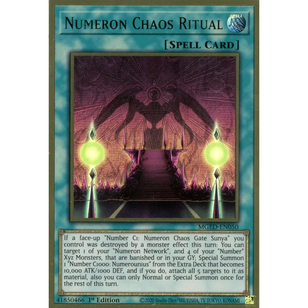 Image for Numeron Chaos Ritual (MGED-EN050) (MGED) - YuGiOh