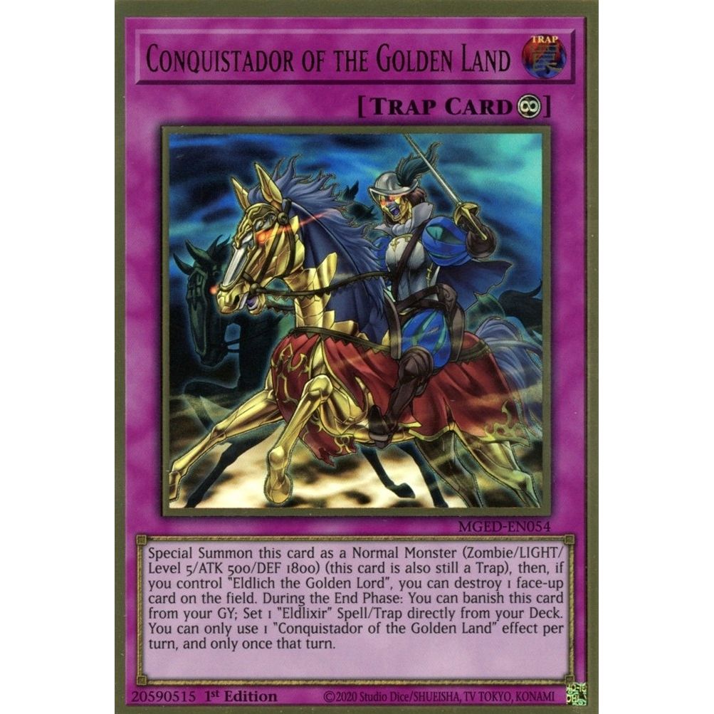 Image for Conquistador of the Golden Land (MGED-EN054) (MGED) - YuGiOh