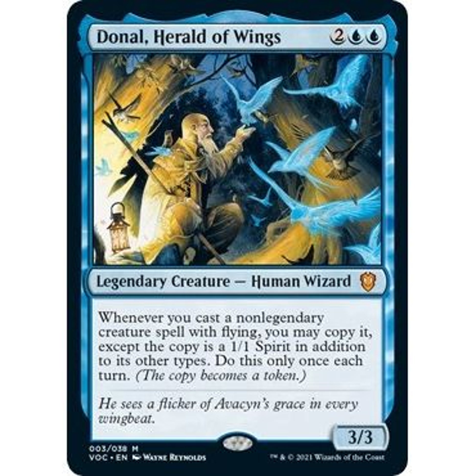 Image for Donal, Herald of Wings (3) (VOC) - Magic: The Gathering