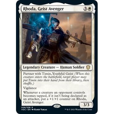 Image for Rhoda, Geist Avenger (8) (VOC) - Magic: The Gathering