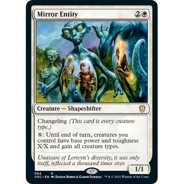 Image for Mirror Entity (94) (VOC) - Magic: The Gathering