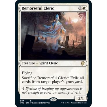Image for Remorseful Cleric (97) (VOC) - Magic: The Gathering