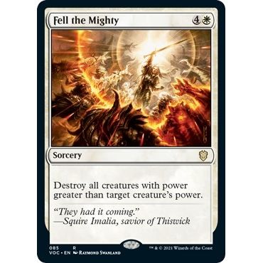 Image for Fell the Mighty (85) (VOC) - Magic: The Gathering