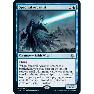 Image for Spectral Arcanist (15) (VOC) - Magic: The Gathering