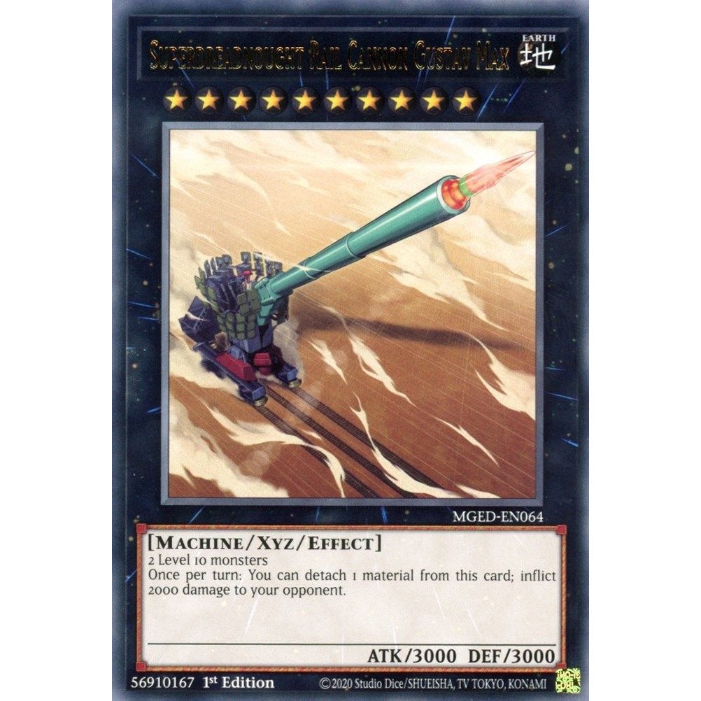 Image for Superdreadnought Rail Cannon Gustav Max (MGED-EN064) (MGED) - YuGiOh