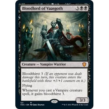 Image for Bloodlord of Vaasgoth (121) (VOC) - Magic: The Gathering