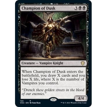 Image for Champion of Dusk (124) (VOC) - Magic: The Gathering