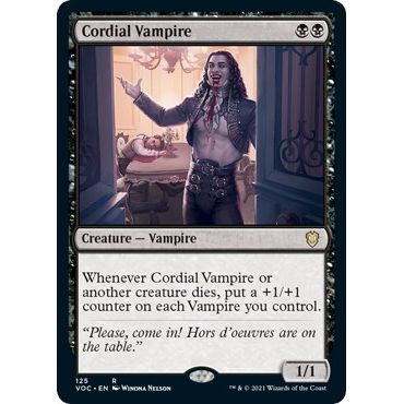 Image for Cordial Vampire (125) (VOC) - Magic: The Gathering