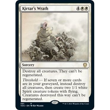 Image for Kirtar's Wrath (91) (VOC) - Magic: The Gathering