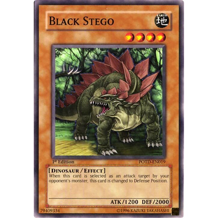 Image for Black Stego (POTD-EN019) - YuGiOh