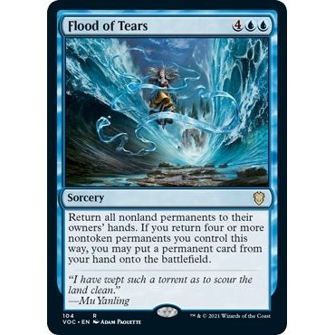 Image for Flood of Tears (104) (VOC) - Magic: The Gathering