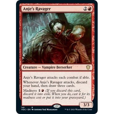 Image for Anje's Ravager (141) (VOC) - Magic: The Gathering