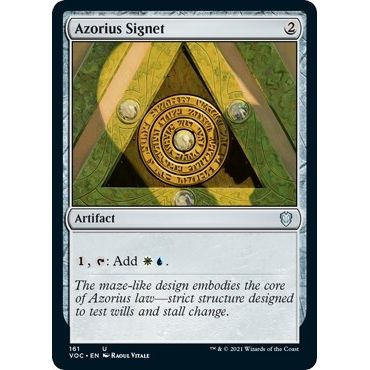 Image for Azorius Signet (161) (VOC) - Magic: The Gathering
