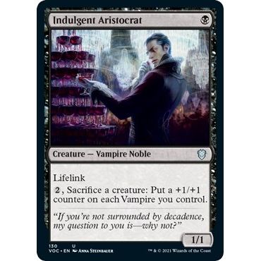 Image for Indulgent Aristocrat (130) (VOC) - Magic: The Gathering