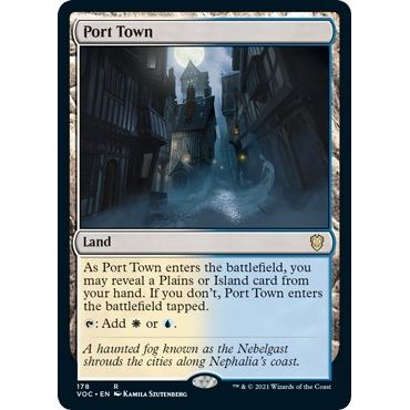 Image for Port Town (178) (VOC) - Magic: The Gathering