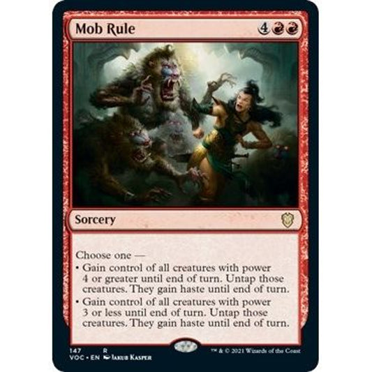 Image for Mob Rule (147) (VOC) - Magic: The Gathering
