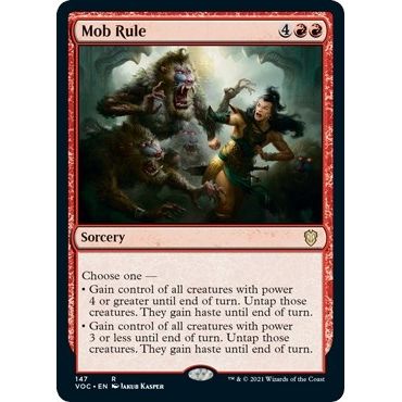 Image for Mob Rule (147) (VOC) - Magic: The Gathering
