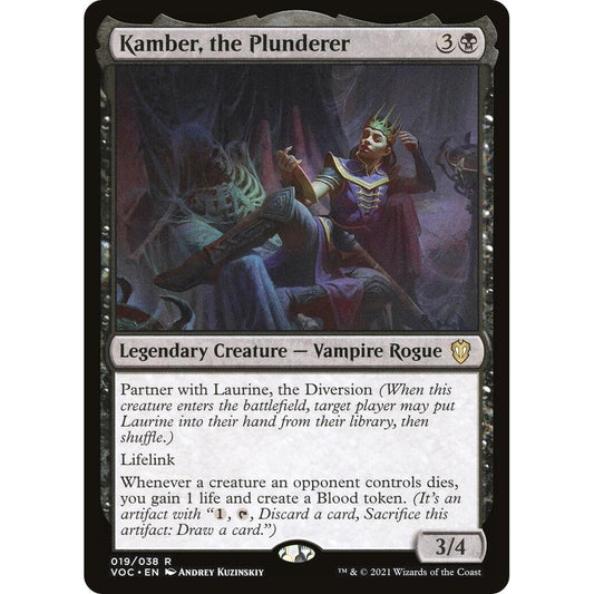 Image for Kamber, the Plunderer (19) (VOC) - Magic: The Gathering