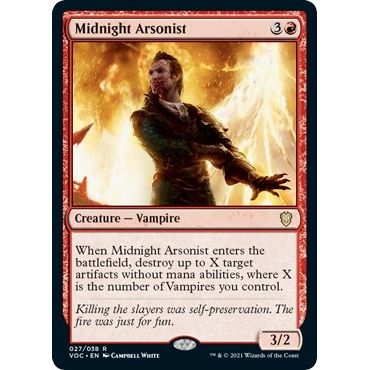 Image for Midnight Arsonist (27) (VOC) - Magic: The Gathering