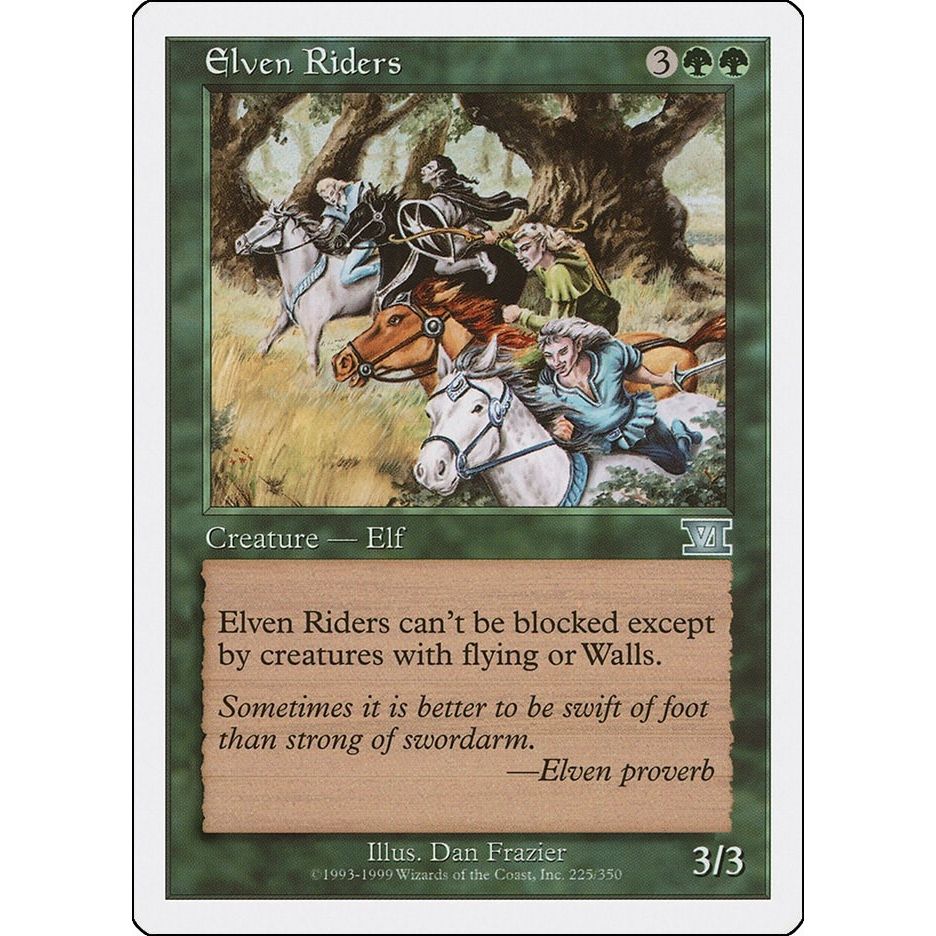 Image for Elven Riders (225) (6ED) - Magic: The Gathering