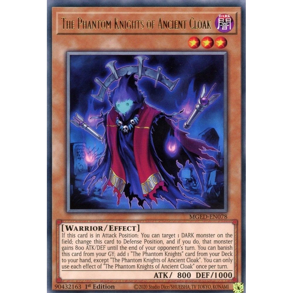 Image for The Phantom Knights of Ancient Cloak (MGED-EN078) (MGED) - YuGiOh