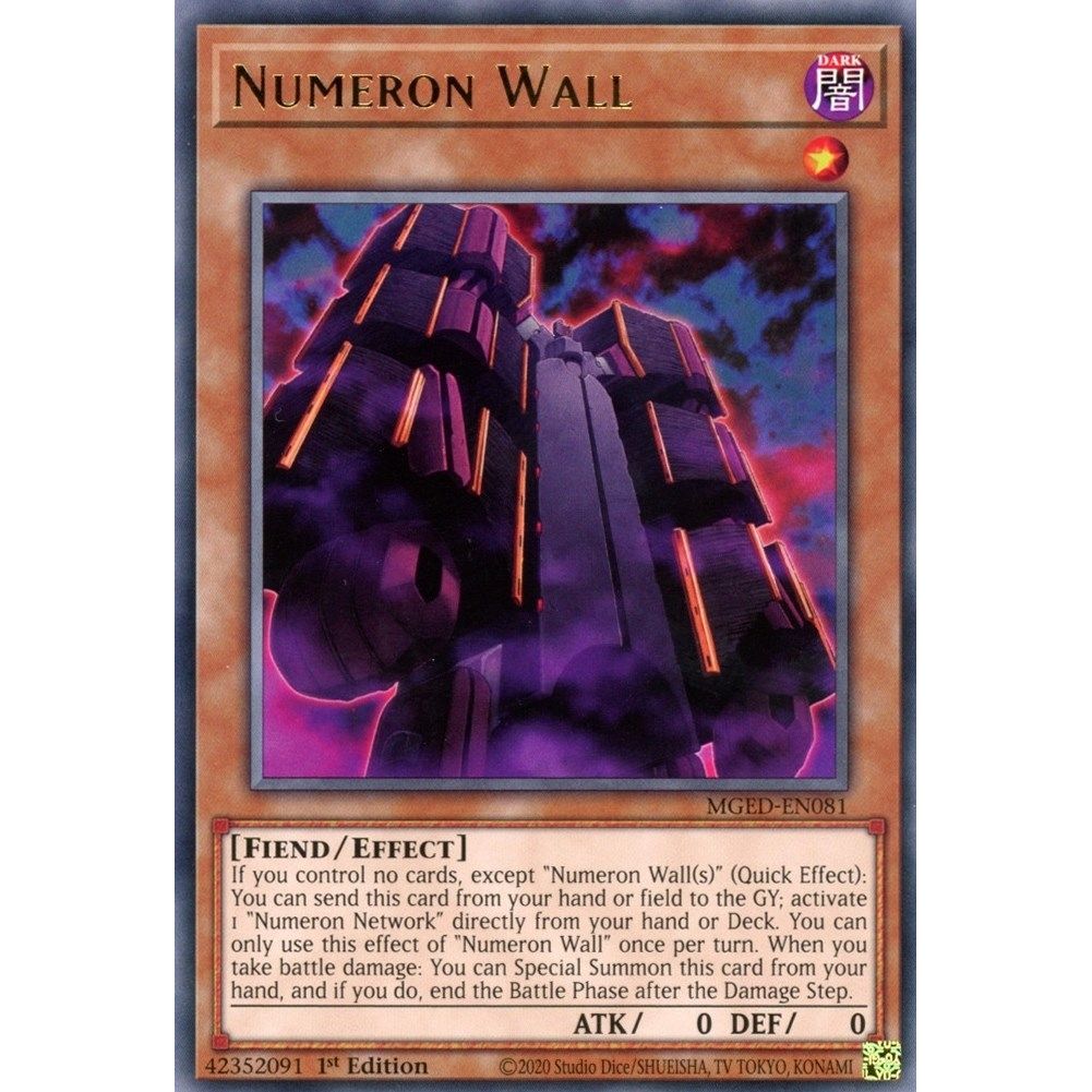 Image for Numeron Wall (MGED-EN081) (MGED) - YuGiOh