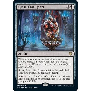 Image for Glass-Cast Heart (18) (VOC) - Magic: The Gathering
