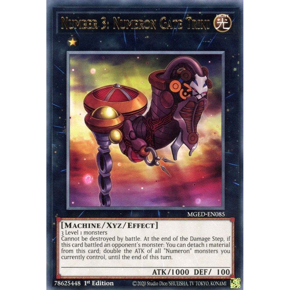 Image for Number 3: Numeron Gate Trini (MGED-EN085) (MGED) - YuGiOh