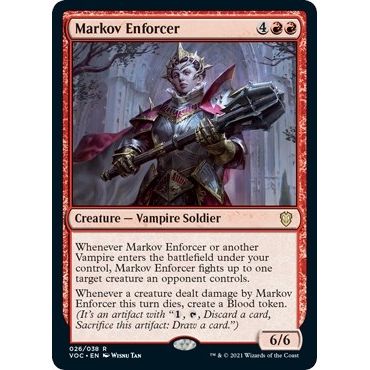Image for Markov Enforcer (26) (VOC) - Magic: The Gathering