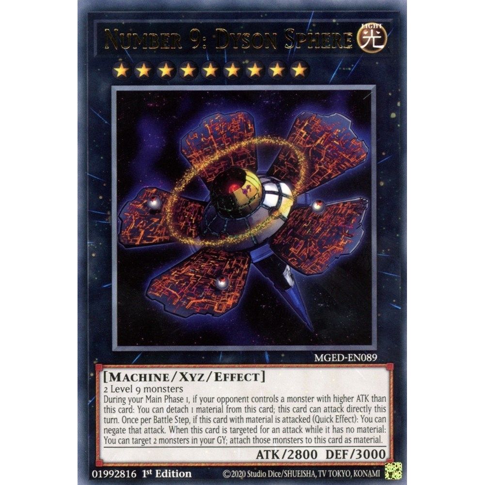 Image for Number 9: Dyson Sphere (MGED-EN089) (MGED) - YuGiOh