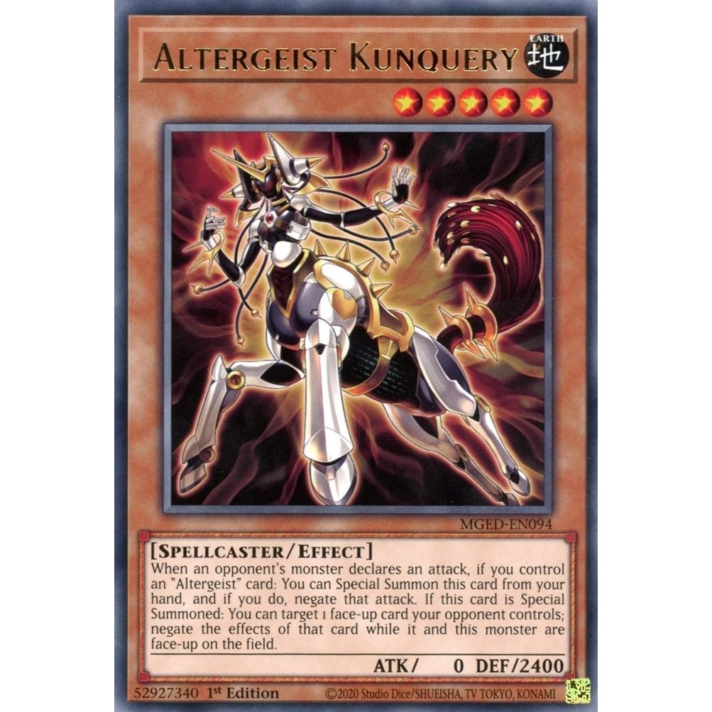 Image for Altergeist Kunquery (MGED-EN094) (MGED) - YuGiOh