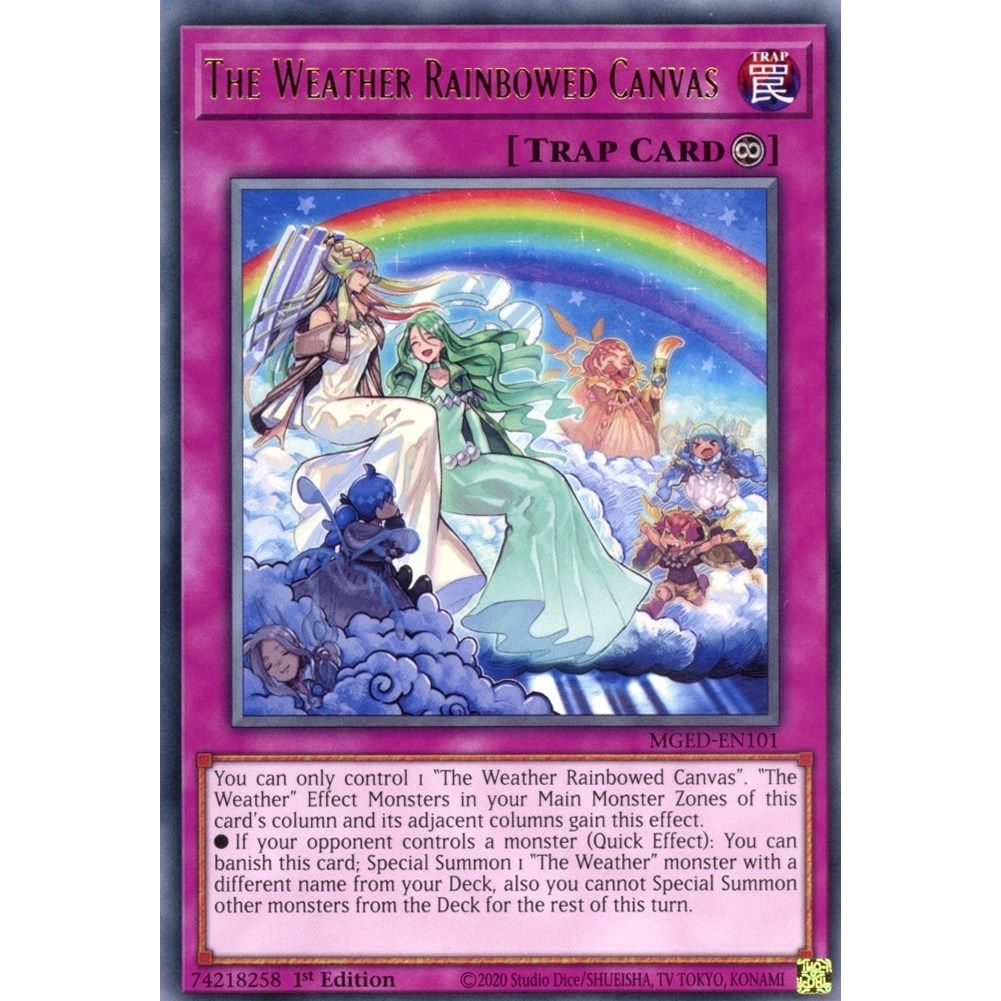 Image for The Weather Rainbowed Canvas (MGED-EN101) (MGED) - YuGiOh