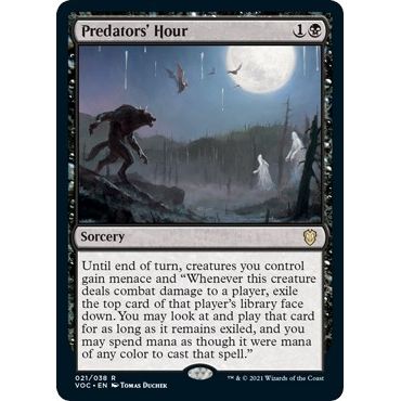 Image for Predators' Hour (21) (VOC) - Magic: The Gathering