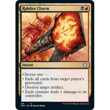 Image for Rakdos Charm (156) (VOC) - Magic: The Gathering