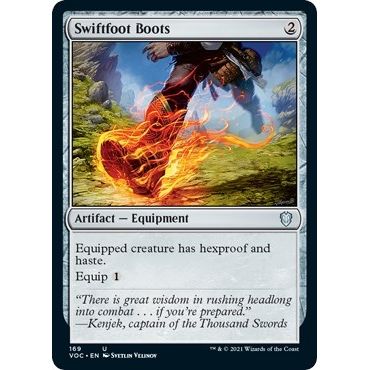 Image for Swiftfoot Boots (169) (VOC) - Magic: The Gathering