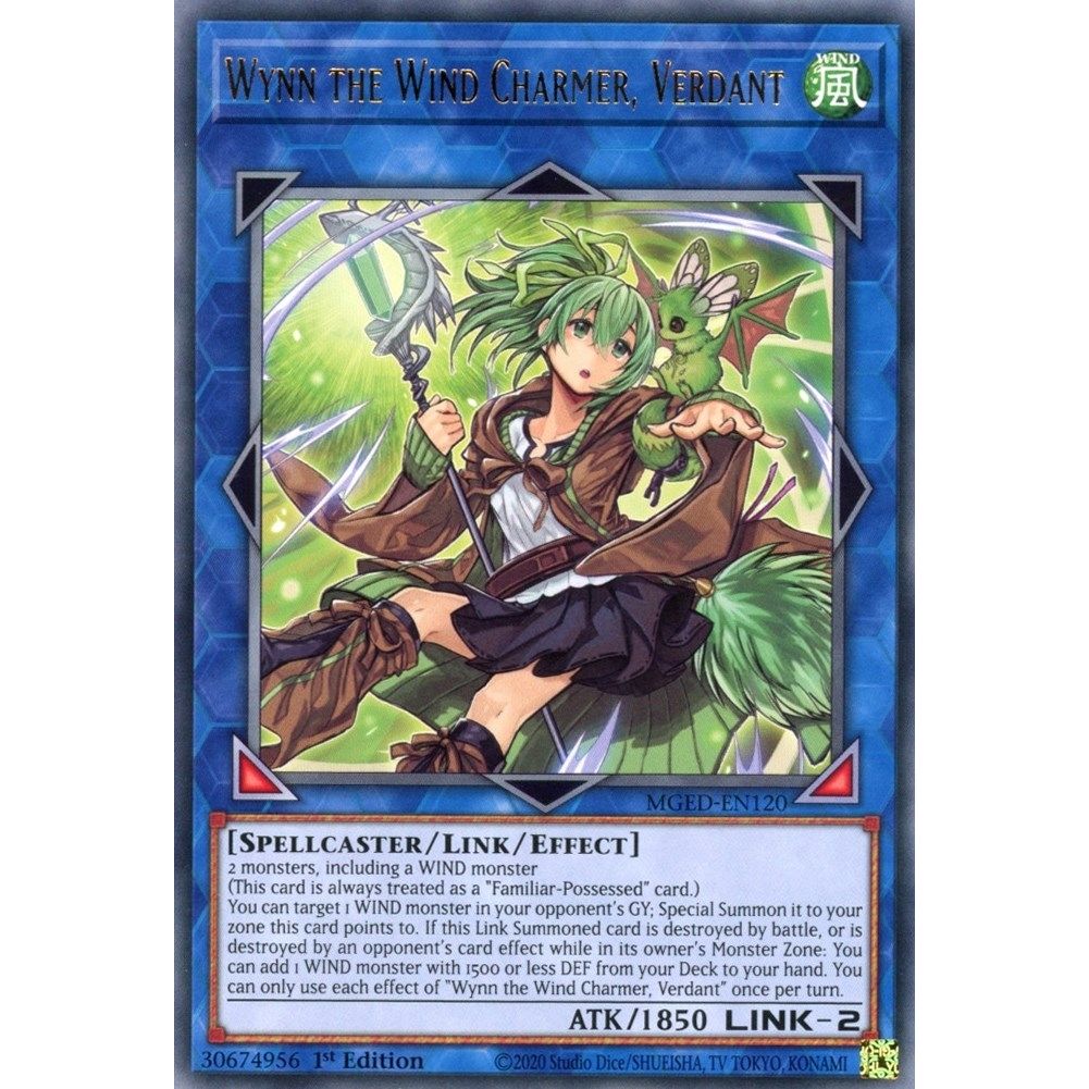 Image for Wynn the Wind Charmer, Verdant (MGED-EN120) (MGED) - YuGiOh
