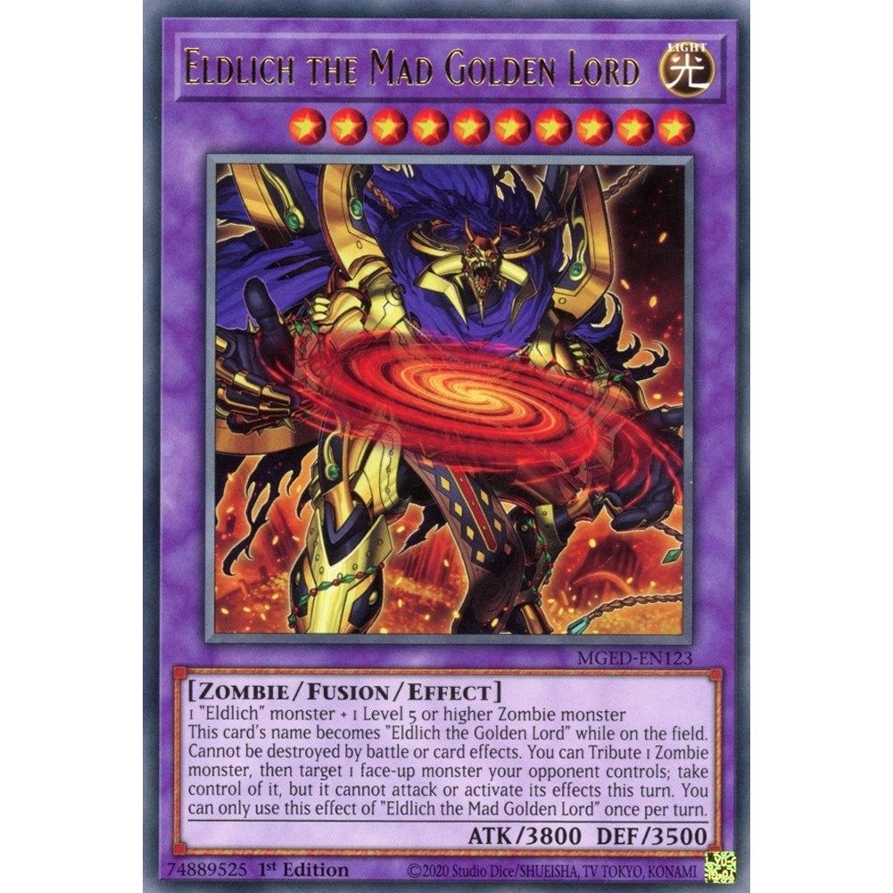 Image for Eldlich the Mad Golden Lord (MGED-EN123) (MGED) - YuGiOh